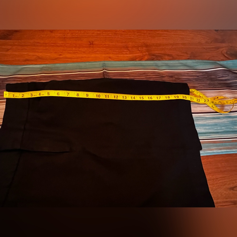 Banana Republic Black Stretch High Waisted Pencil Skirt With Pockets size 8 - Picture 6 of 7